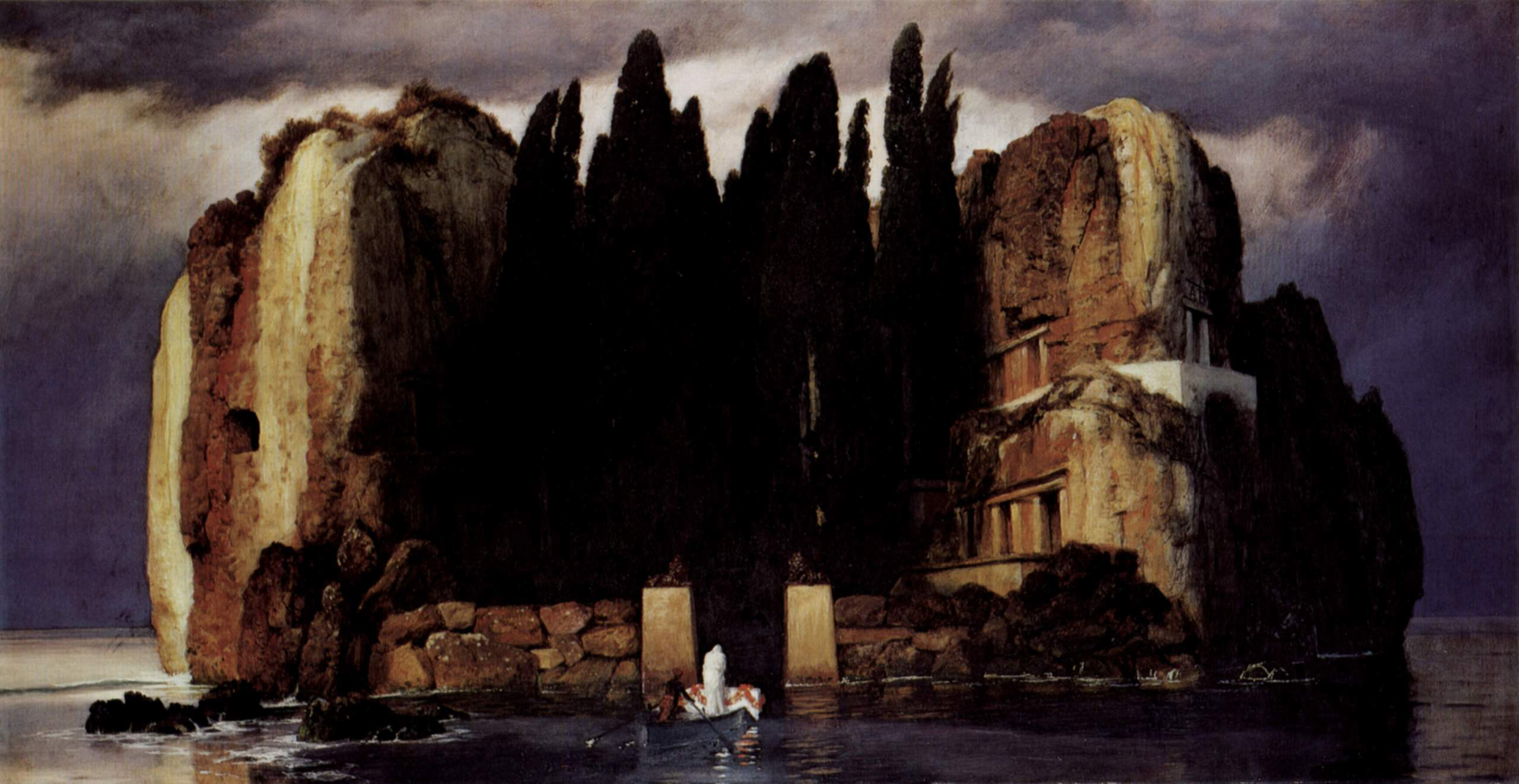L'Île des morts, 1886, Huile sur toile